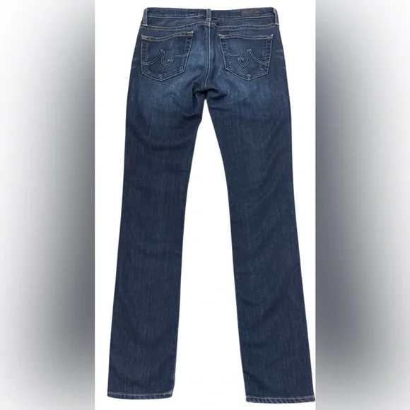 AG The Stevie Slim Straight Blue Denim Style Jeans - Picture 5 of 10